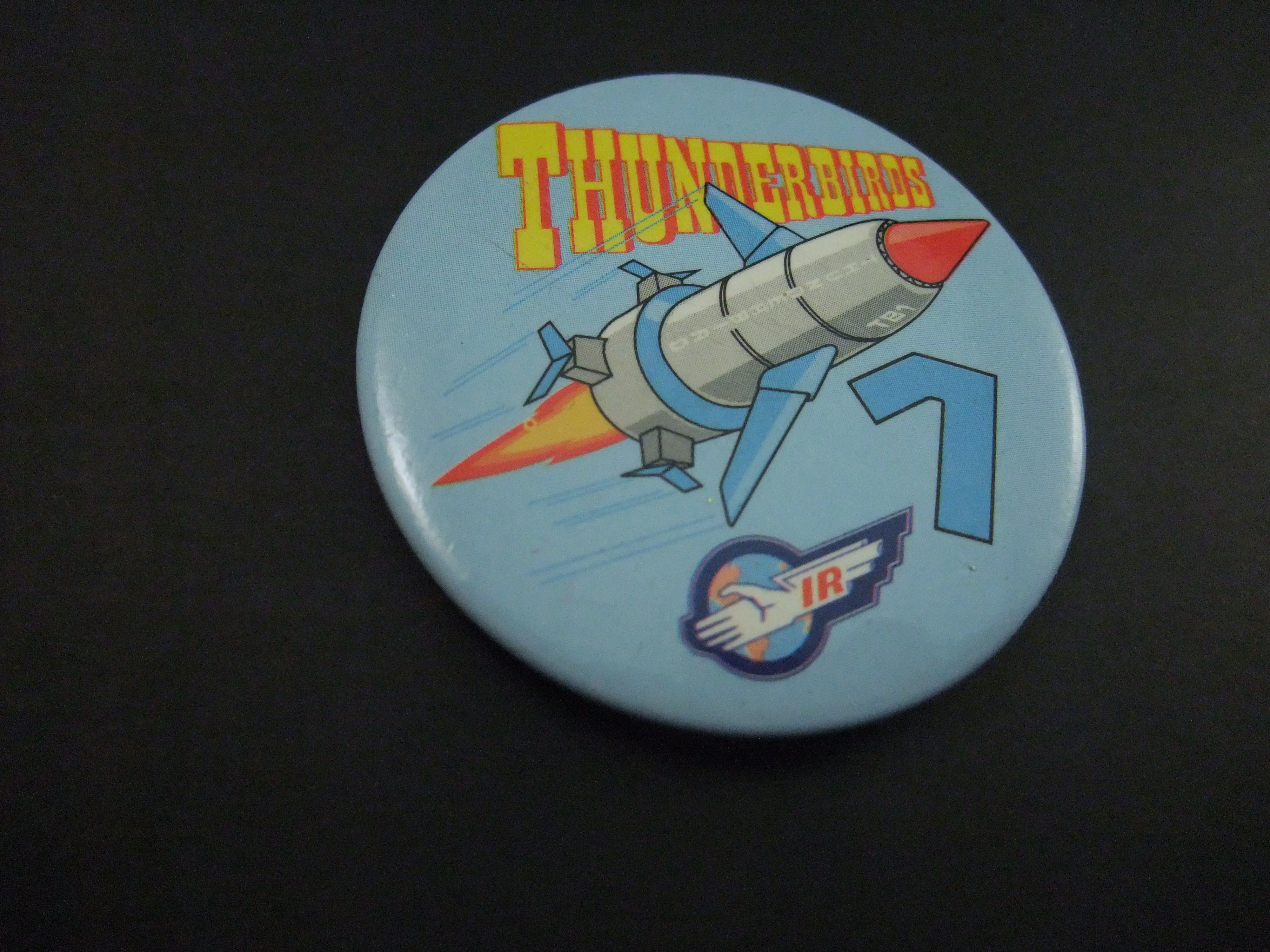 Thunderbirds Britse science-fiction serie jaren 60 ( Thunderbird 1 raketvliegtuig )